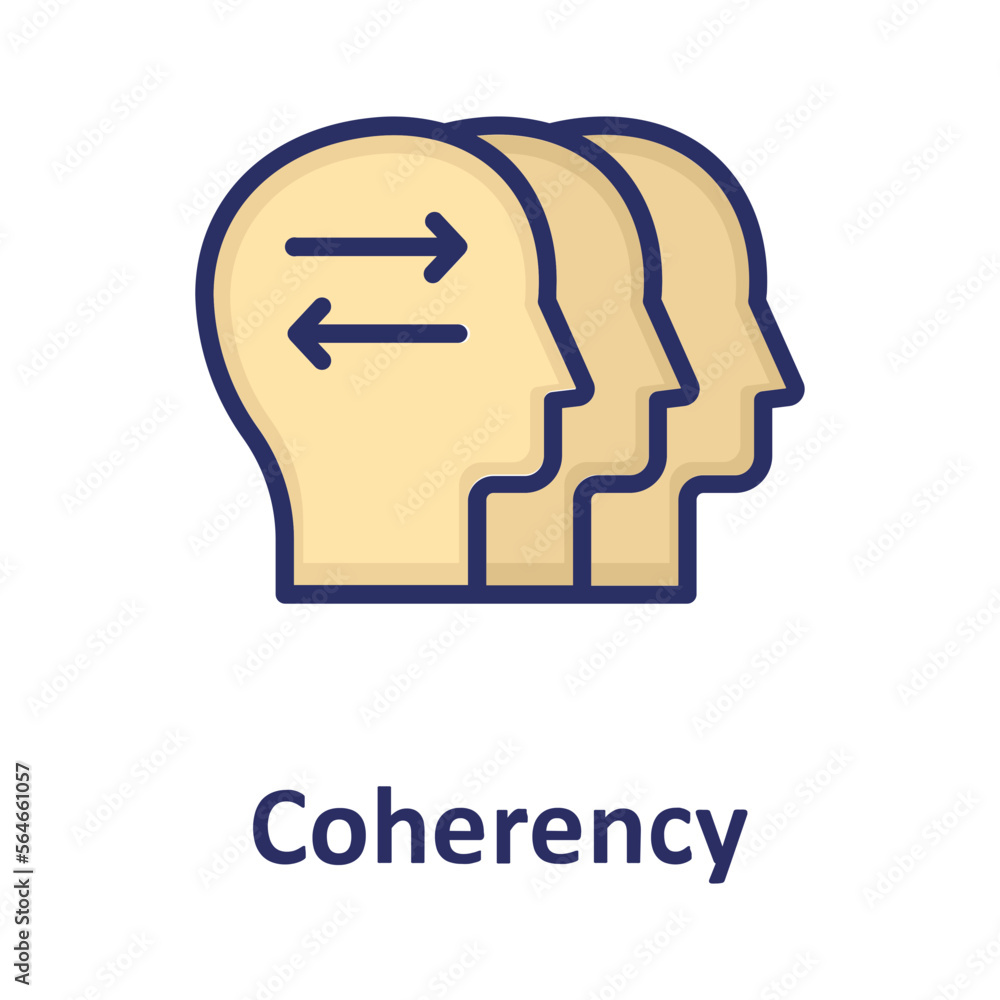 Coherency, orderliness Vector Icon
Coherency, orderliness Vector Icon