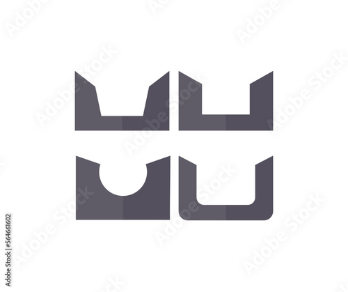 Set of Dig trenches icon design. Earthworks, digging trench. Construction the sewage and drainage vector design and illustration.