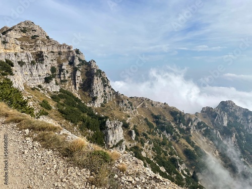 The 52 Gallery Road is a WWI military on the Pasubio massif in Italy. 