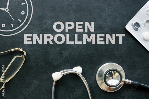 Open Enrollment is shown using the text