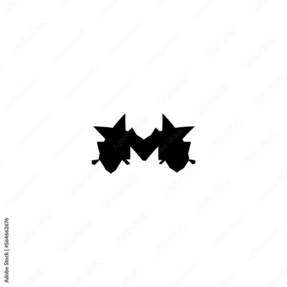 M icon. Simple style poster background symbol. M brand logo design element. M sign. M t-shirt printing. Vector for sticker. M icon. Simple style poster background symbol. M brand logo design element. M sign. M t-shirt printing. Vector for sticker.