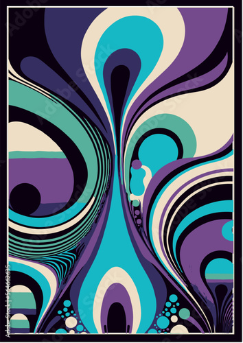  Frames and Backgrounds,  Decorative Ornaments,  Psychedelic Colors