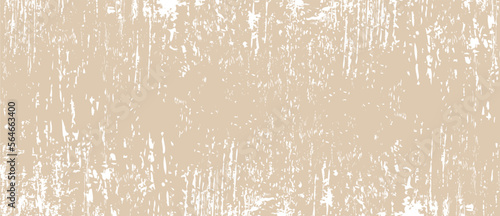 Beige brush background. Beige ink splash on backdrop. Brush stroke background for wallpaper, paint splatter template, dirt banner, watercolor design, dirty texture. Trendy brush background, vector