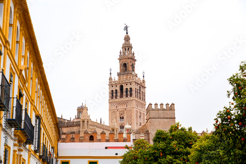 La Giralda is the bell towe...