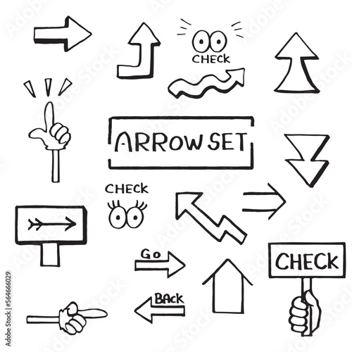 手描き矢印セット