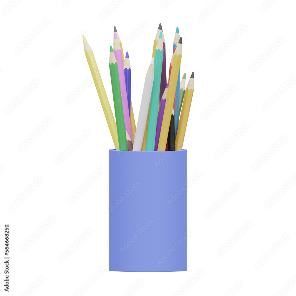 Fototapeta premium stationary 3D icon illustration element