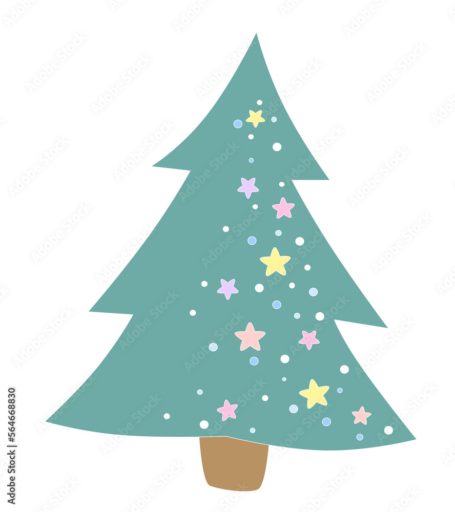 Abstract christmas tree vector illustration Abstract christmas tree vector illustration