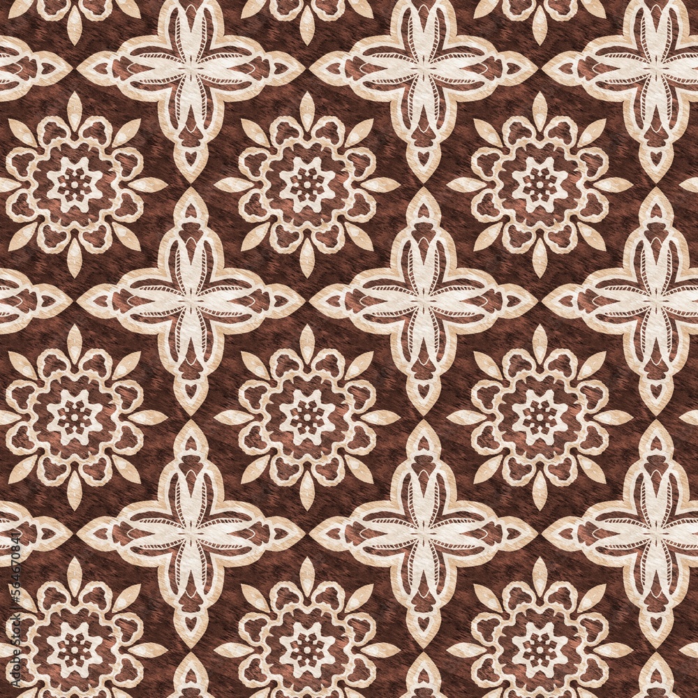 Mosaic geometric dark brown seamless texture pattern. Trendy kaleidoscope woven design for printed fabric. Rough abstract textile design. Mosaic geometric dark brown seamless texture pattern. Trendy kaleidoscope woven design for printed fabric. Rough abstract textile design.