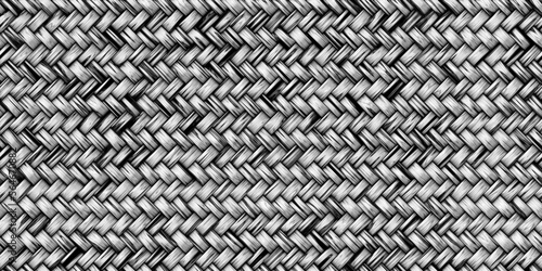фотографія Seamless woven bamboo reeds basket weave background texture