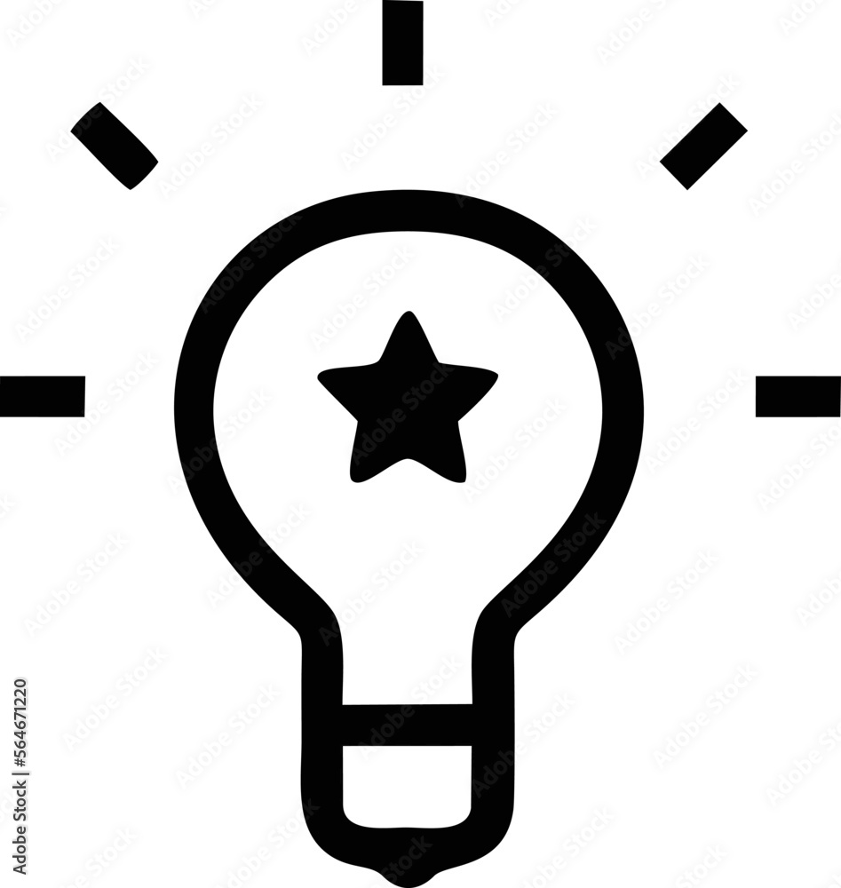 Idea icon symbol illustration vector image, creative bulb design illustration Idea icon symbol illustration vector image, creative bulb design illustration