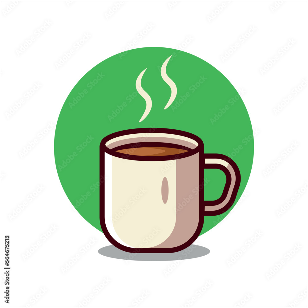 Coffee cup icon vector Illustration . Coffee cup icon vector Illustration .