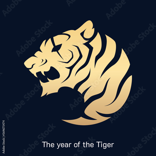 Fototapeta Naklejka Na Ścianę i Meble -  Chinese Zodiac sign year of the tiger