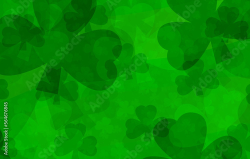 shamrock green st patricks day emerald card clover background holiday backdrop