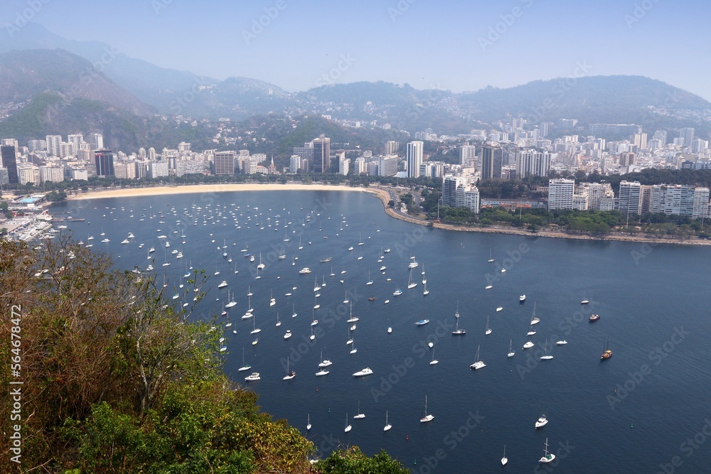 Botafogo marina and harbor in Rio de Janeiro