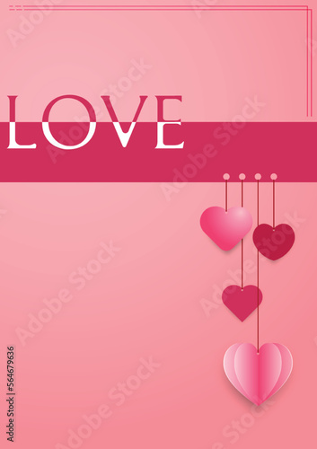 The art of passion design and decoration element, shape, banner, and template symbolizes valentine's celebration of love and romance and a happy holiday on valentines day.