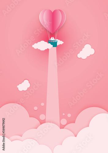 The art of passion design and decoration element, shape, banner, and template symbolizes valentine's celebration of love and romance and a happy holiday on valentines day.