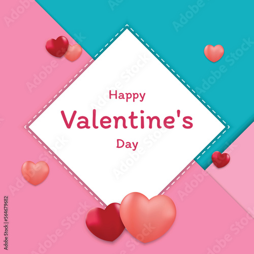 The art of passion design and decoration element, shape, banner, and template symbolizes valentine's celebration of love and romance and a happy holiday on valentines day.