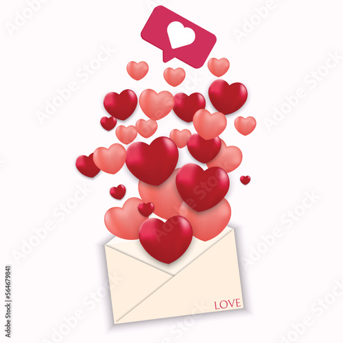 The art of passion design and decoration element, shape, banner, and template symbolizes valentine's celebration of love and romance and a happy holiday on valentines day.