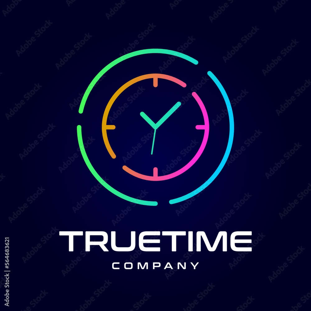 Clock with neon style and checklist symbol. This illustration suitable for website or ui business. Clock with neon style and checklist symbol. This illustration suitable for website or ui business.