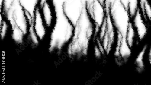 Spliny Procedural Ink transition Luma matte