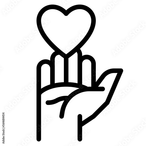 receiver outline icon