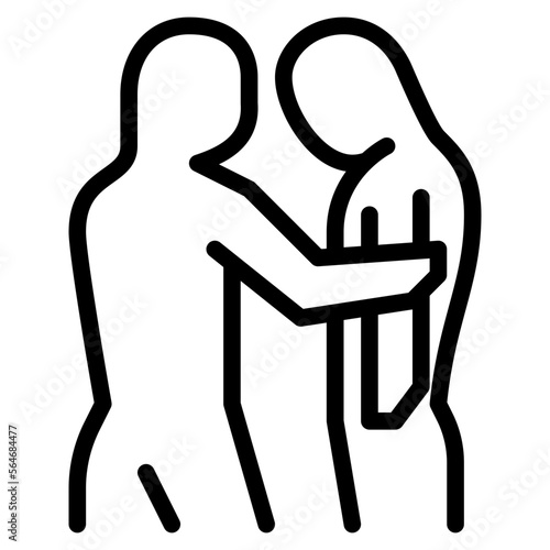Obraz na plátně soothe outline icon