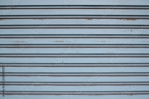 Wallpaper Mural The texture of grey metallic roller shutter door in front of the factory, become rusty Torontodigital.ca