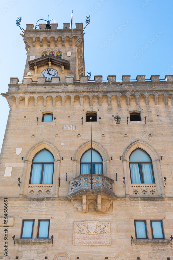 Palazzo Pubblico in the republic San Marino, Italy