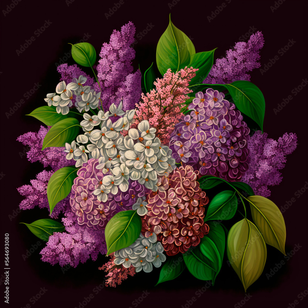 lilac bouquet lilac bouquet