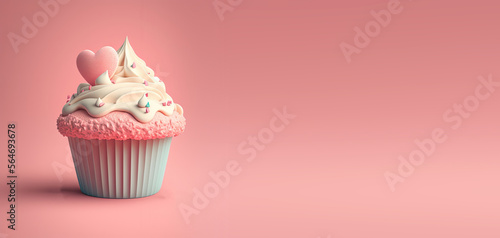 Valentine's Day Cupcake (Ge...