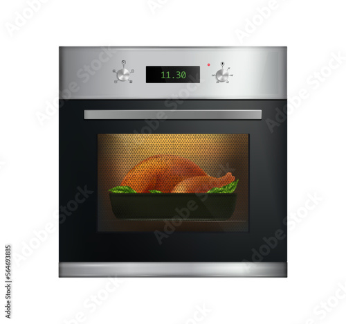 Baking Kitchen Oven Composition