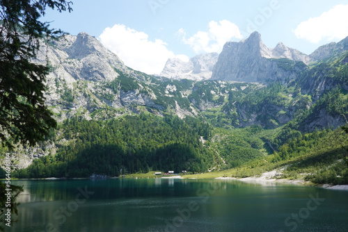 Inner  Hinterer  Gosau lake in the Austrian Alps