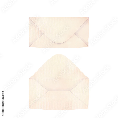 Set Of White Envelope