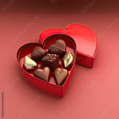 Box of Valentine's Day Choc...