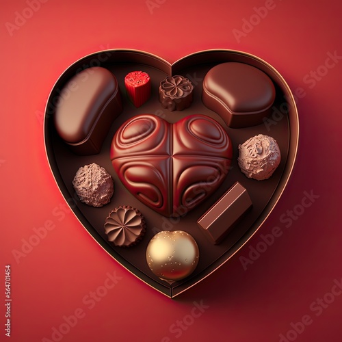 Box of Valentine's Day Choc...
