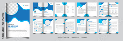 Company profile brochure design template