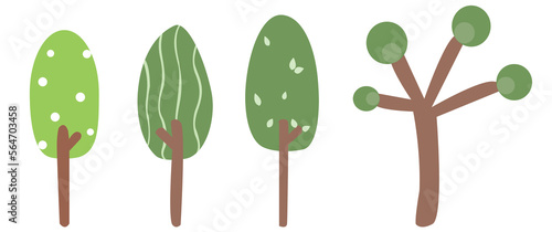 trees illustrations