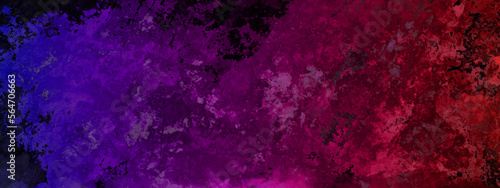 dark blue purple new year celebration background watercolor effect of red and black colored mixed combination abstract background, multi-colored old grunge wall, concrete wall colored reflection.