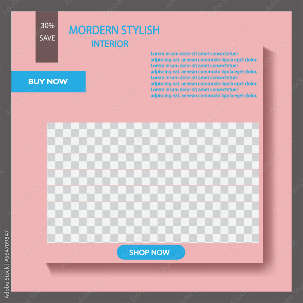 Furniture sale social media post template Pro Vector Furniture sale social media post template Pro Vector