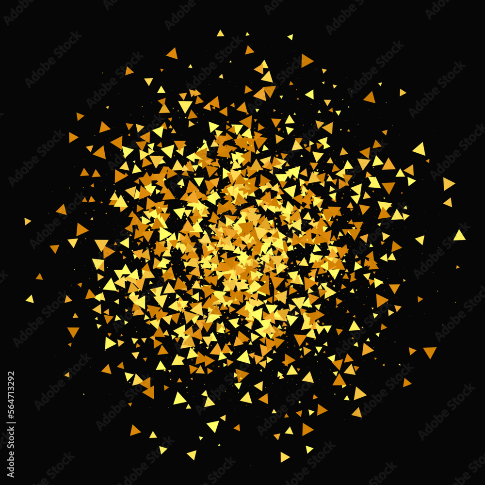 Gold Confetti. Isolated Golden Dust Particles. Gold Confetti. Isolated Golden Dust Particles.