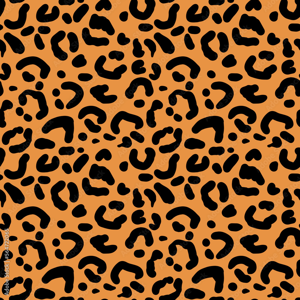 Camouflage leopard vector seamless pattern yellow background stylish print Camouflage leopard vector seamless pattern yellow background stylish print