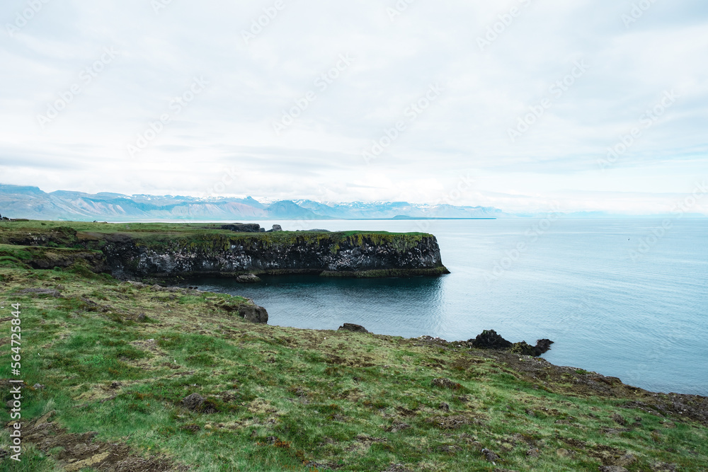 Paesaggio di costa in Islanda