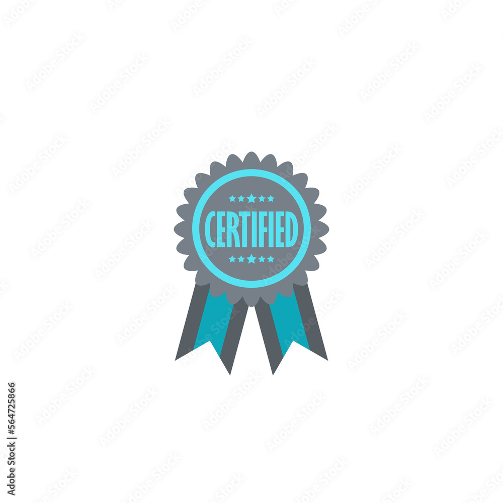 Certificate Good Quality Product Stamp Badge isolated on white background