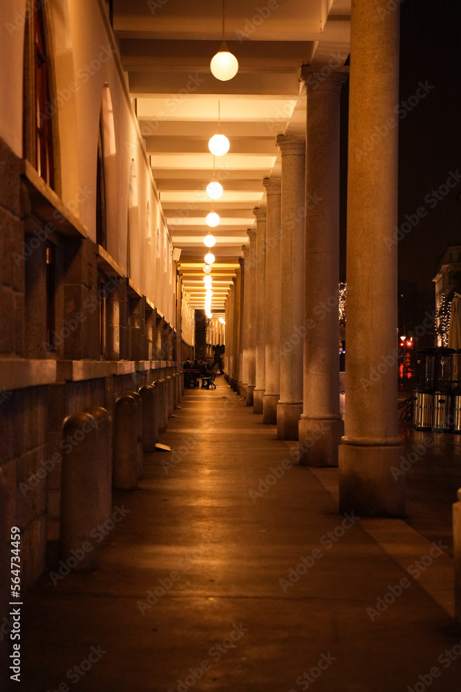corridor at night