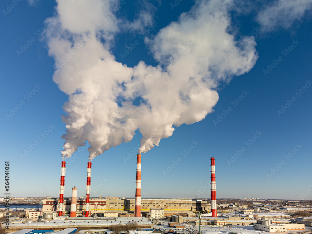 Combined heat and power factory. Tyumen. Russia Combined heat and power factory. Tyumen. Russia