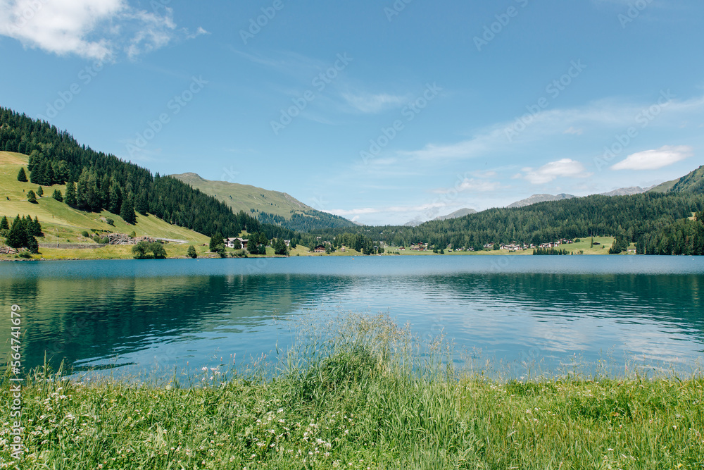 Lakeview in Davos in Switzerland