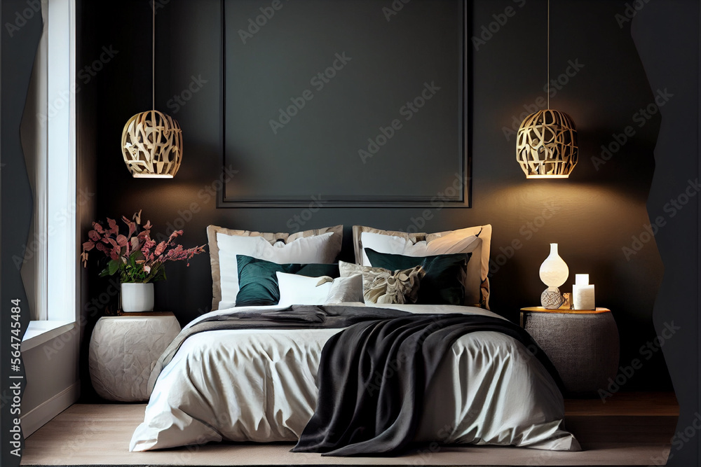 Modern and luxurious master bedroom | Interior design of a bed room ...