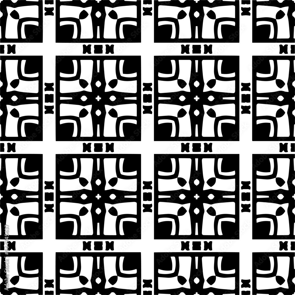 Vector pattern in geometric ornamental style. Black and white color. Simple geo all over print block for apparel textile, ladies dress, fashion garment, digital wall paper. Vector pattern in geometric ornamental style. Black and white color. Simple geo all over print block for apparel textile, ladies dress, fashion garment, digital wall paper.