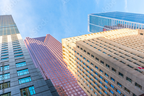 Canvas Print Downtown office towers in Toronto Canada.