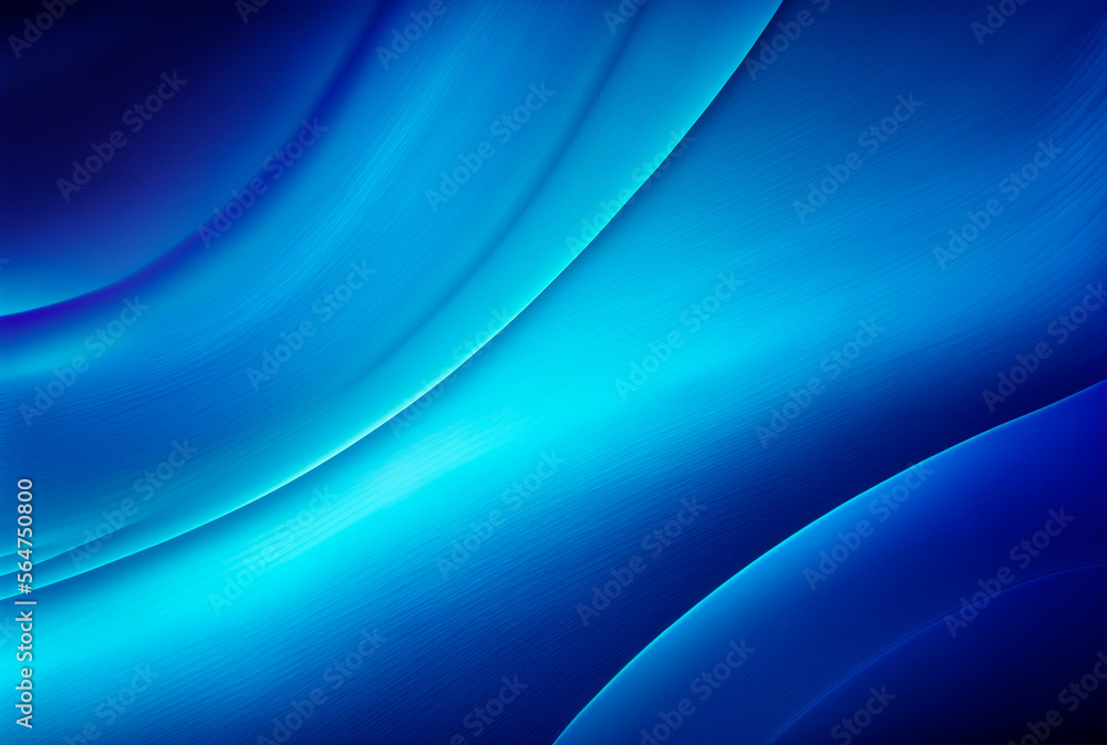 Fondo con textura y pliegues azul neón, generative ai. Fondo con textura y pliegues azul neón, generative ai.